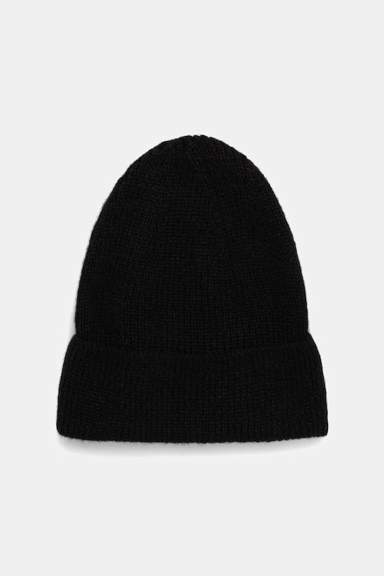 Answear.LAB czapka z wełną merino czapka1 czarny WA25