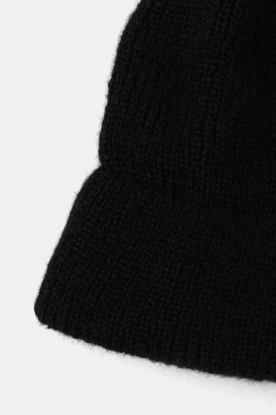 Answear.LAB czapka z wełną merino czarny czapka1
