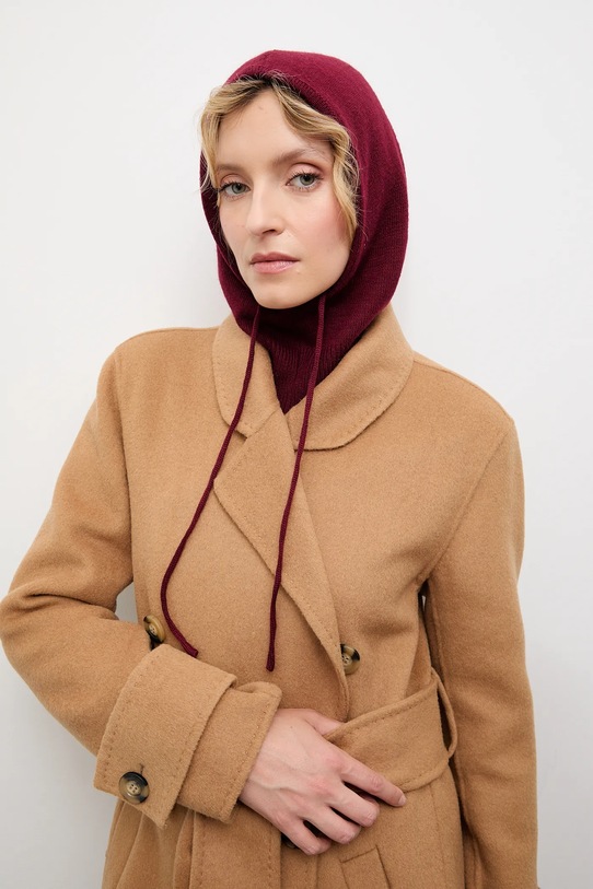 Answear.LAB balaclava cu cașmir burgundia WF2775.fh