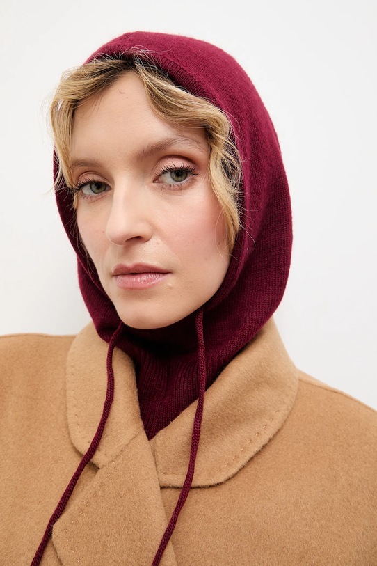 Answear.LAB balaclava cu cașmir WF2775.fh burgundia