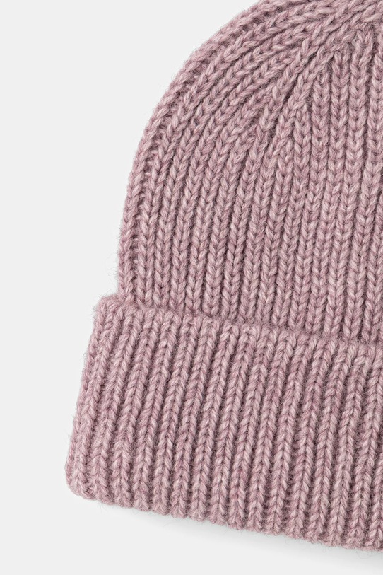 Answear.LAB czapka z wełną fioletowy WA25-CDD001