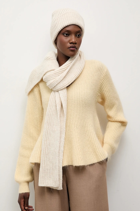 Answear.LAB komplet WA25-CDD004 beżowy WA25