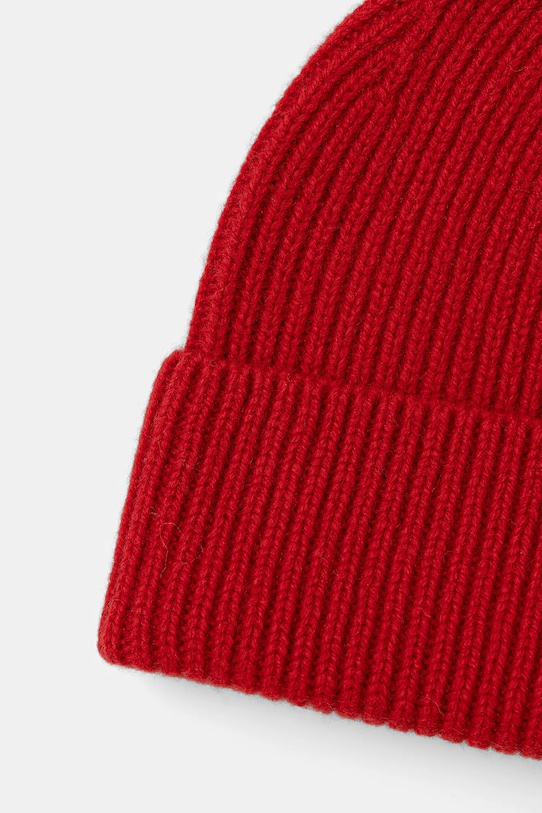 Answear.LAB czapka wełniana czerwony WZ24-CAD00J.cms