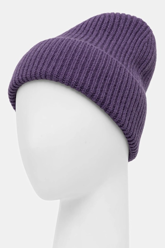 Akcesoria Answear.LAB czapka wełniana WZ24-CAD00J.cms fioletowy