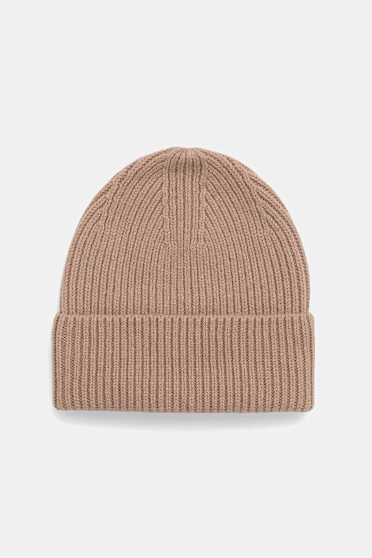 Answear.LAB czapka wełniana WZ24-CAD00J.cms beżowy WA25