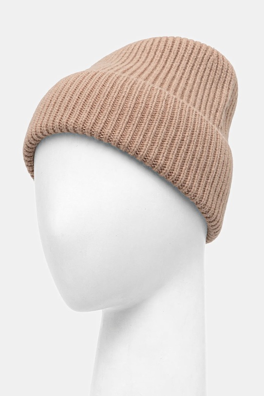 Akcesoria Answear.LAB czapka wełniana WZ24-CAD00J.cms beżowy