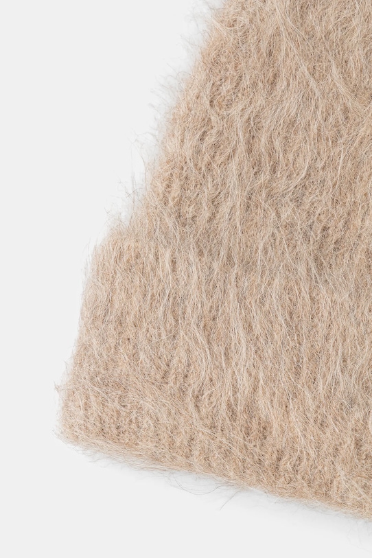 Answear.LAB czapka kaszmirowa beżowy WZ24-CAD00M.cms