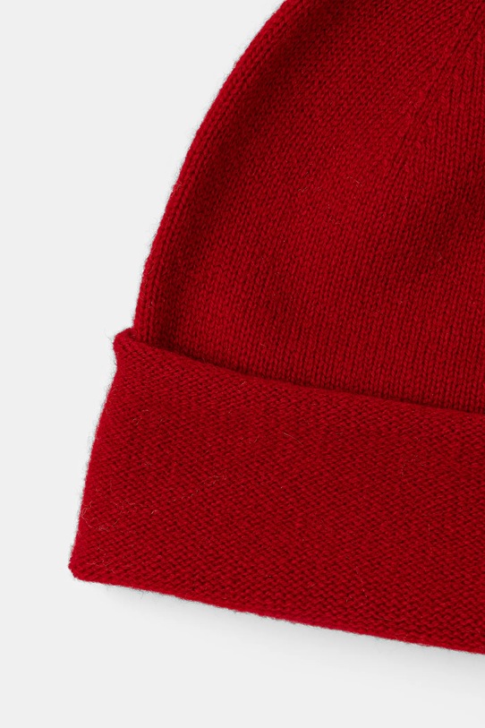 Answear.LAB czapka wełniana czerwony 113.cms