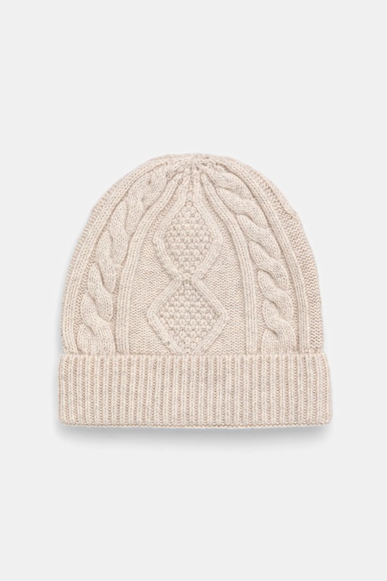 Answear.LAB czapka wełniana LL6.cms biały WS26