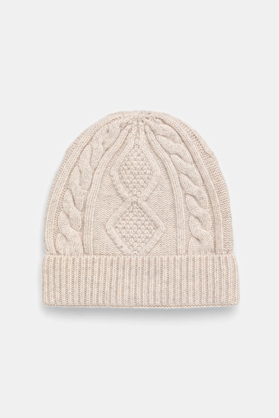 Answear.LAB czapka wełniana LL6.cms biały WS26