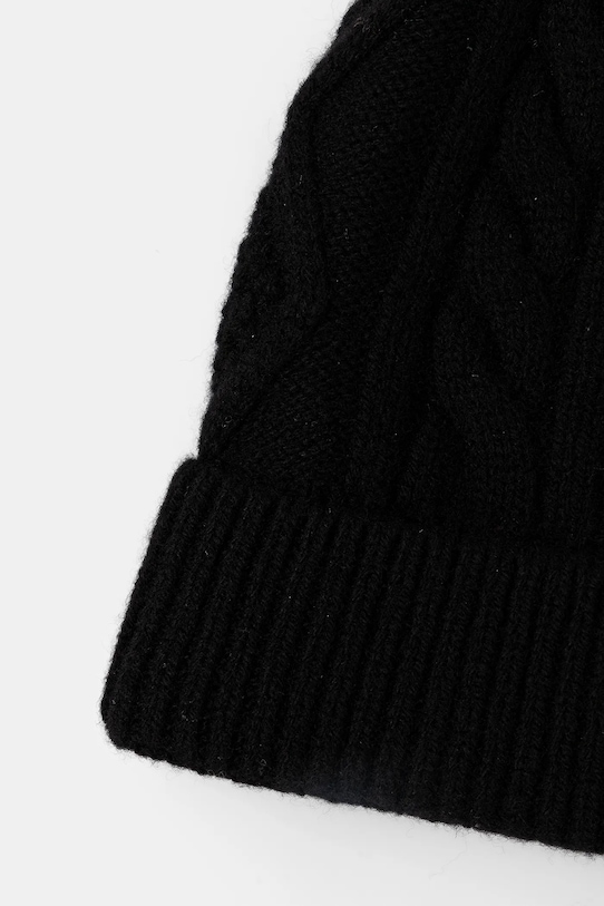 Answear.LAB czapka wełniana czarny LL6.cms