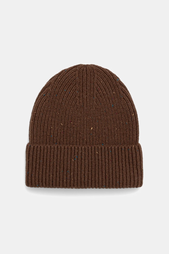 Answear.LAB czapka wełniana cadJ.cms brązowy WS26