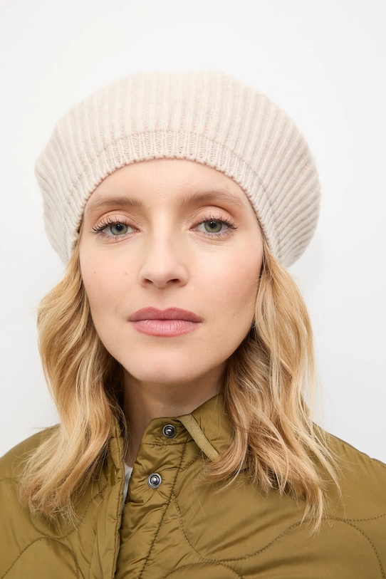 Answear.LAB beret wełniany L11.CMS beżowy