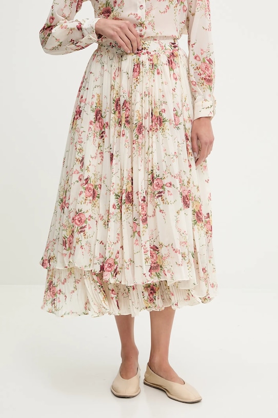 Odzież Answear.LAB koszula i spódnica 606582.FLK beżowy