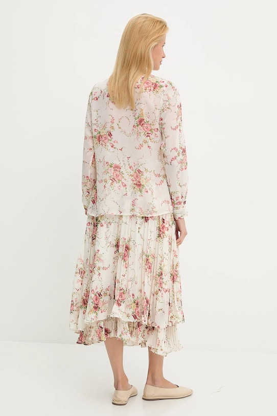 Answear.LAB koszula i spódnica beżowy 606582.FLK