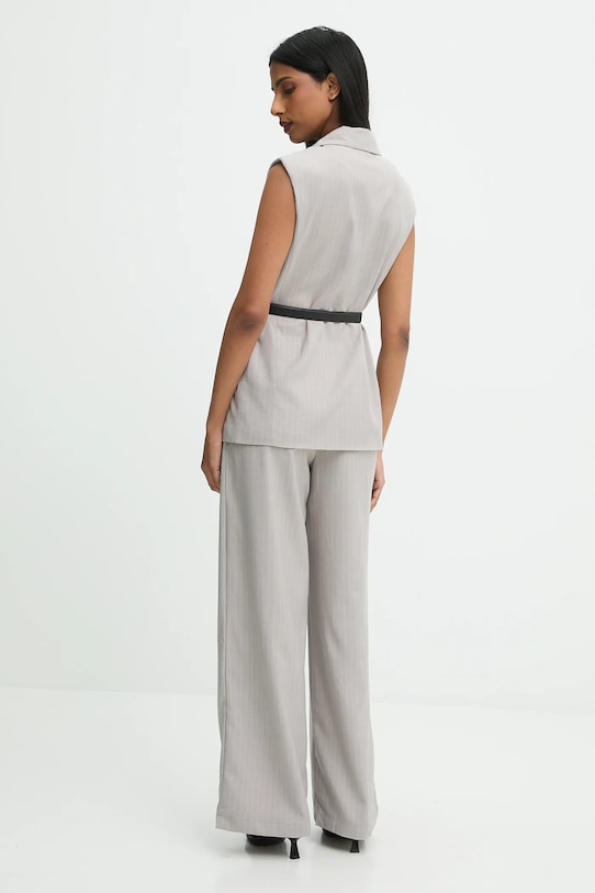 Answear.LAB komplet - kamizelka i spodnie szary MA1251A