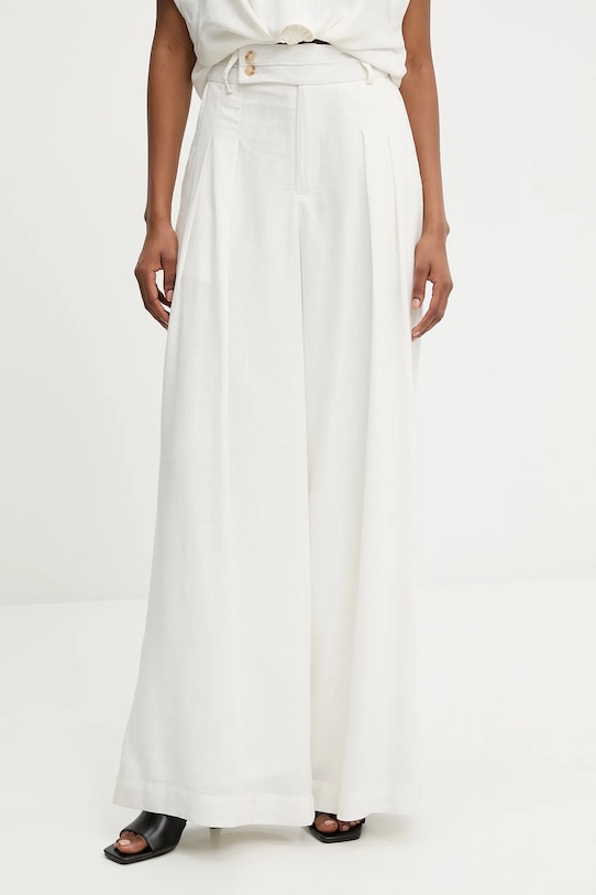 Odzież Answear.LAB komplet z lnem 5343.5344.IOS biały