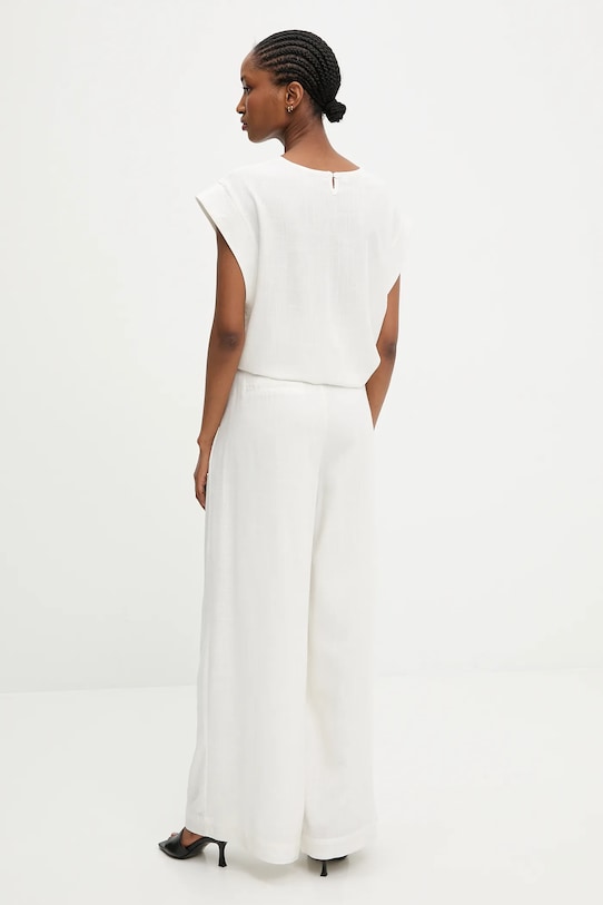 Answear.LAB komplet z lnem biały 5343.5344.IOS