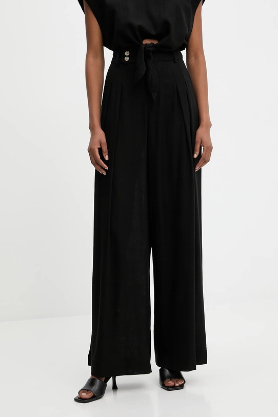 Odzież Answear.LAB komplet z lnem 5343.5344.IOS czarny