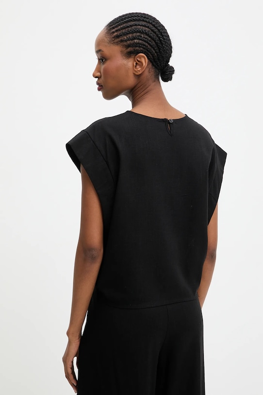 Answear.LAB komplet z lnem czarny 5343.5344.IOS