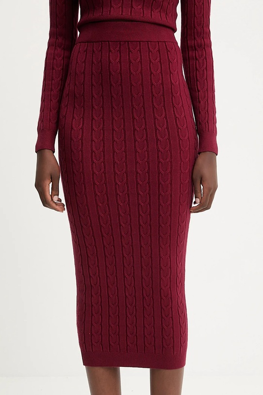 Odzież Answear.LAB sweter i spódnica MC7575.fh bordowy