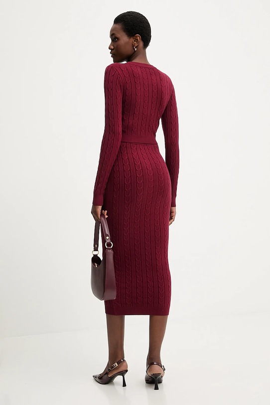 Answear.LAB sweter i spódnica bordowy MC7575.fh