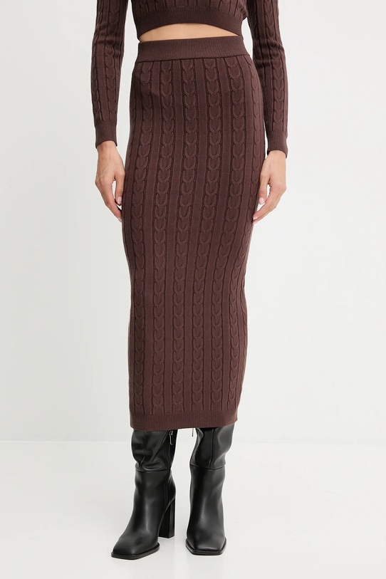 Odzież Answear.LAB sweter i spódnica MC7575.fh brązowy
