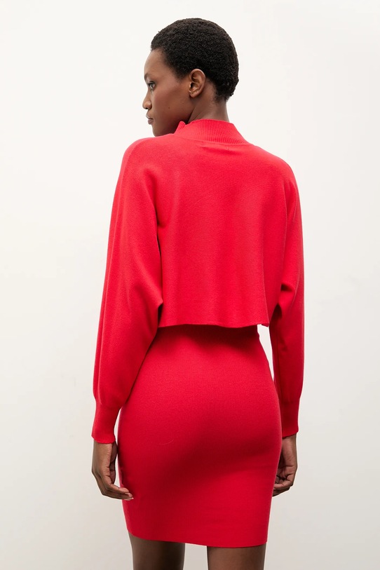 Šaty a sveter Answear.LAB červená MC7291.fh