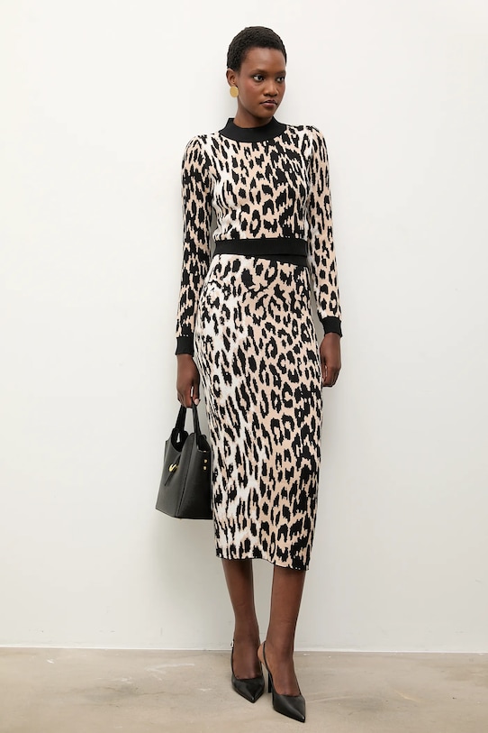 Answear.LAB bluză și fustă MC9192.fh bej