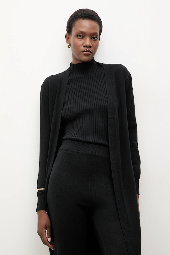 Answear.LAB compleu tricotaj negru mc2042.fh