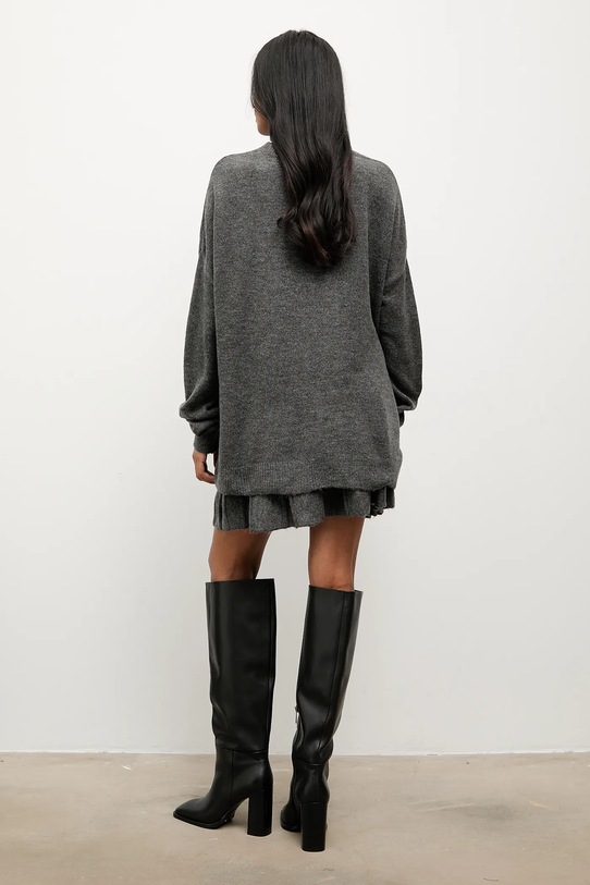 Answear.LAB sweter i spódnica szary 1001.TOS