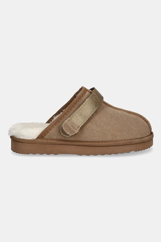 Answear.LAB papuci din piele intoarsa AW25.11 maro WA25