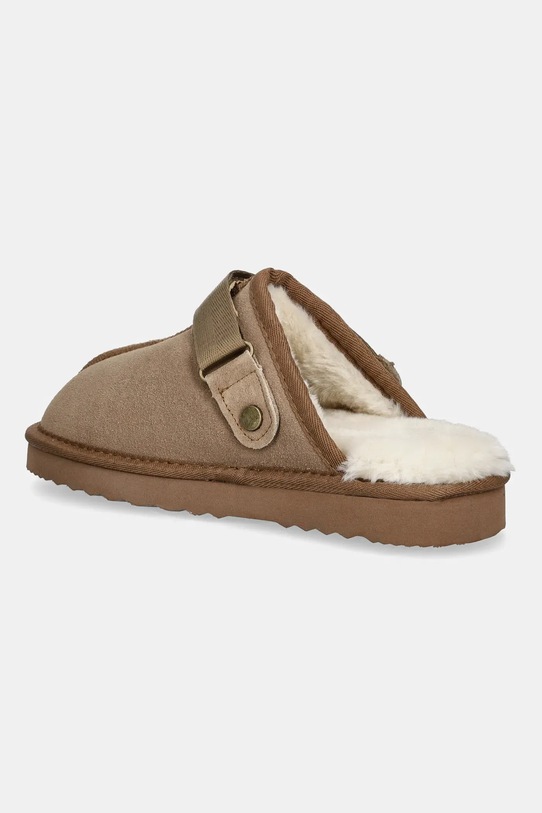 Încălțăminte Answear.LAB papuci din piele intoarsa AW25.11 maro