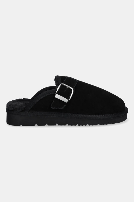 Answear.LAB kapcie zamszowe AW25.9 czarny WA25