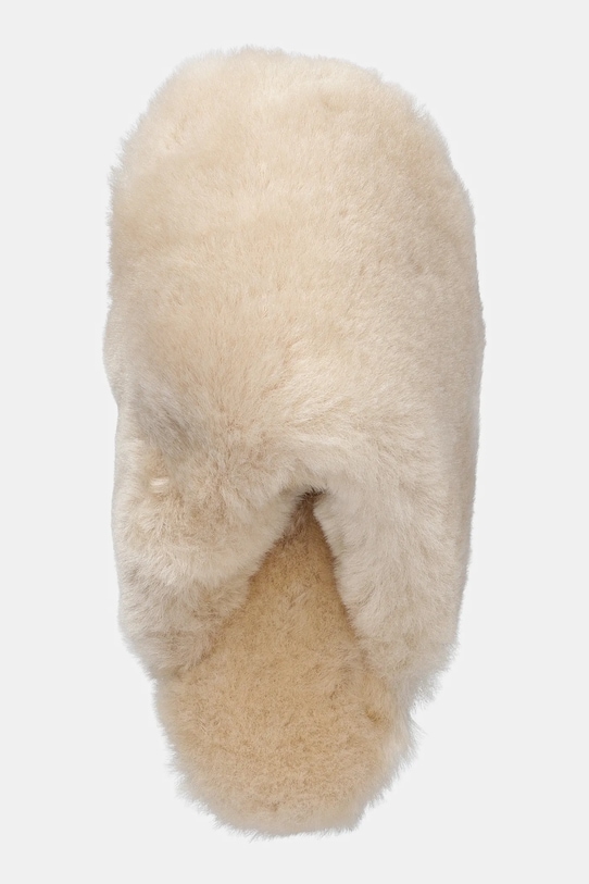 Answear.LAB kapcie wełniane beżowy AW25.5