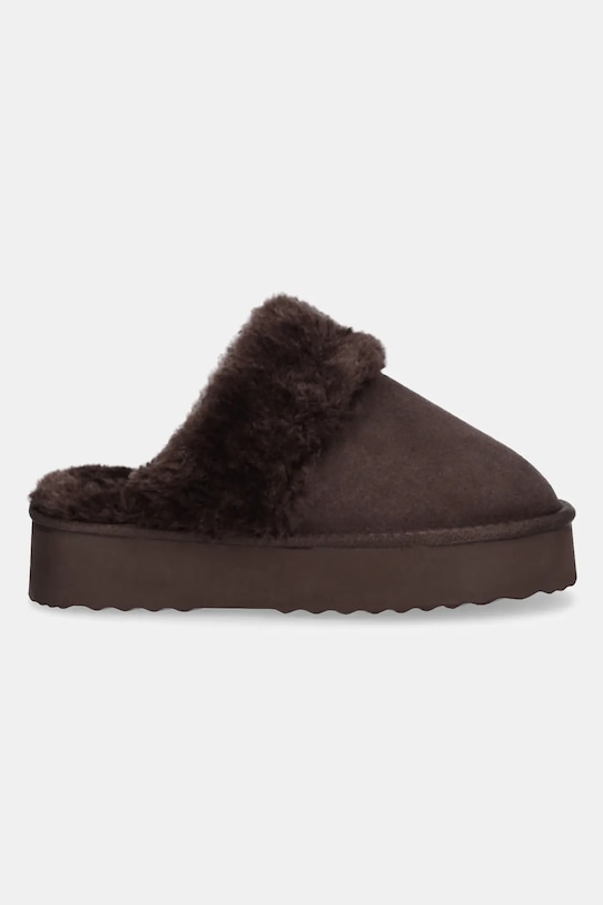 Answear.LAB papuci din piele intoarsa TX-24154.cjk maro WA25