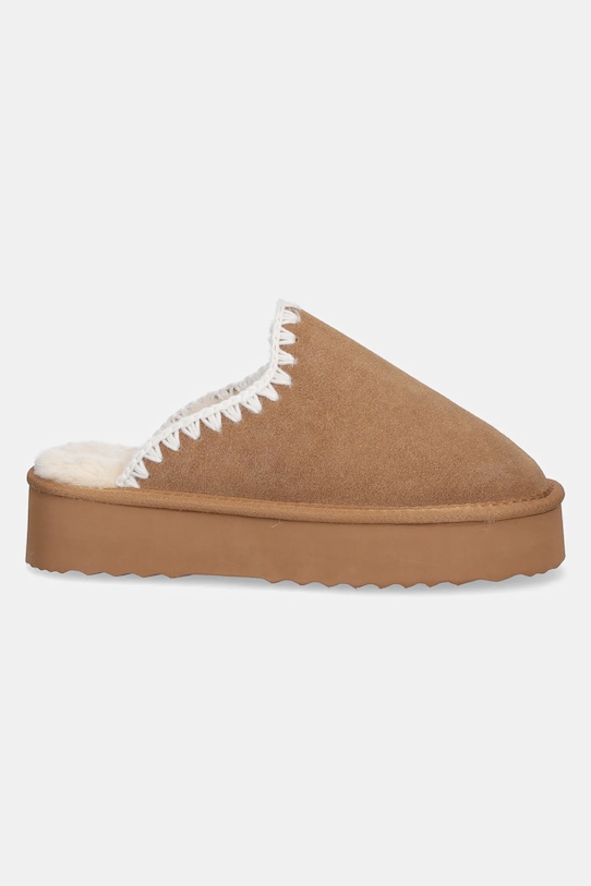 Answear.LAB papuci din piele intoarsa TX-2309019.cjk maro WA25
