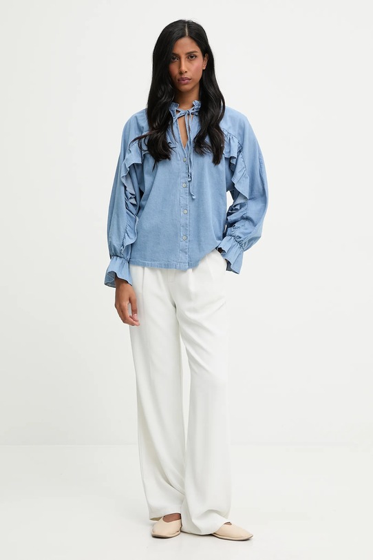 Košeľa Answear.LAB 52085 modrá WA25