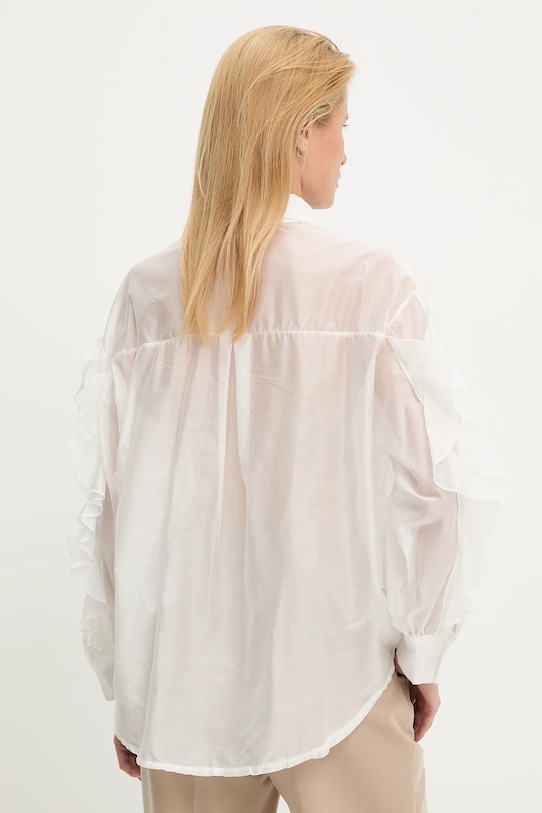 Ρούχα Πουκάμισο Answear.LAB V7508 λευκό