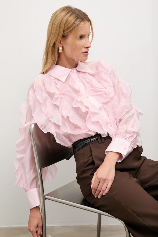 Answear.LAB koszula V7508 różowy