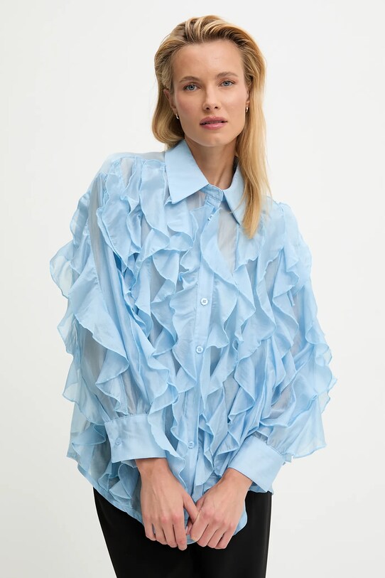 Сорочка Answear.LAB блакитний WA25.KDD005