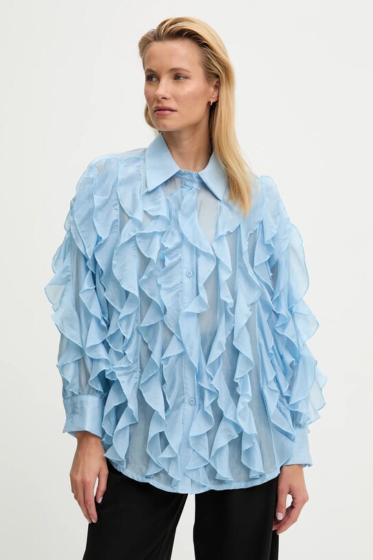 Сорочка Answear.LAB WA25.KDD005 блакитний