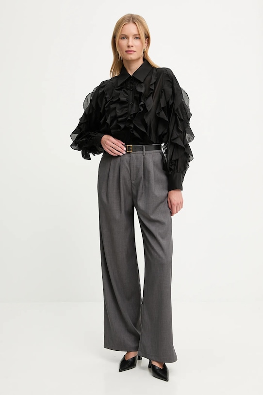 Srajca Answear.LAB V7508 črna WA25