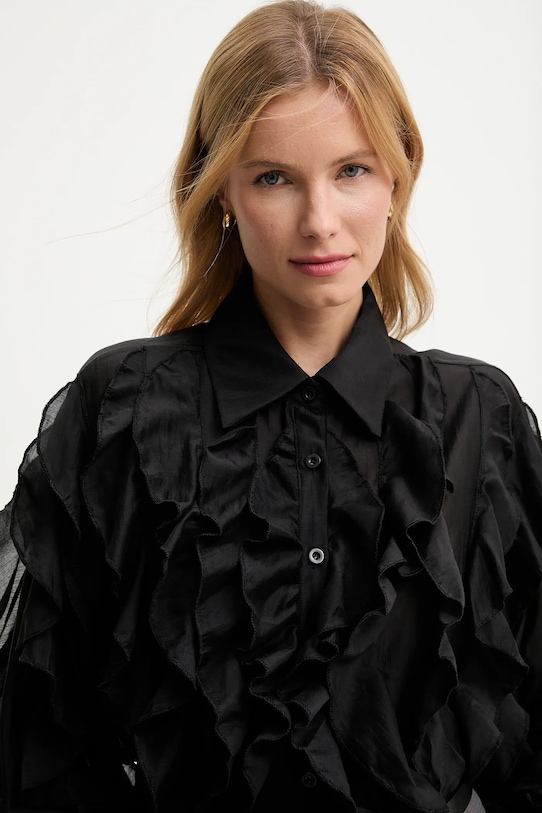 Srajca Answear.LAB črna V7508