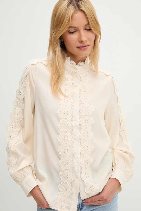 Answear Lab camasa uni bej JD92984