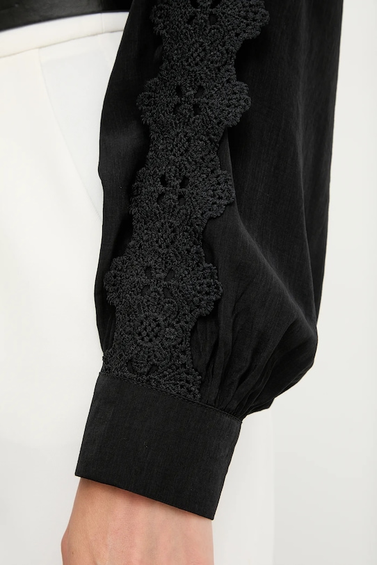 Πουκάμισο Answear.LAB JD92984 μαύρο