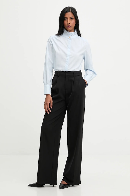 Хлопковая рубашка Answear.LAB 5322 голубой WA25