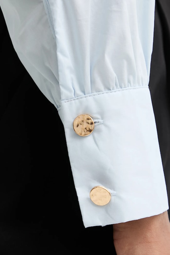 Хлопковая рубашка Answear.LAB 5322 голубой