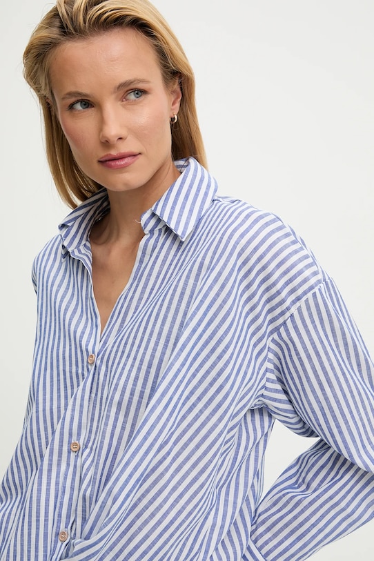 Bavlněná košile Answear.LAB modrá MA1307