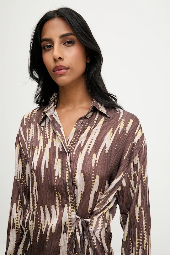 Answear.LAB koszula brązowy OR.34532.TOS